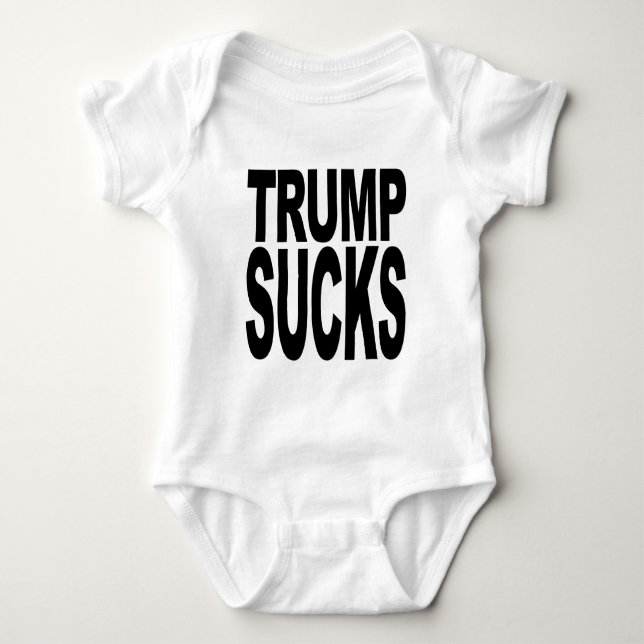Trump Sucks Baby Bodysuit (Front)