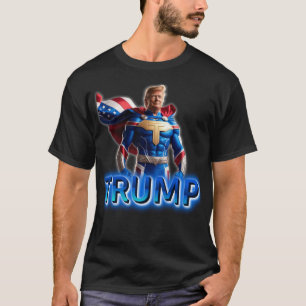 Trump Superhero: Patriotic Power Design 2025 T-Shirt