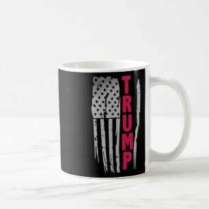 Trump Supporter Voter Gift Vintage American Flag N Coffee Mug