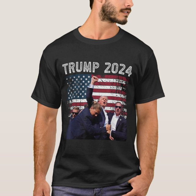Trump Survivor Fight Trump Shirt 2024 You Missed  (Front)
