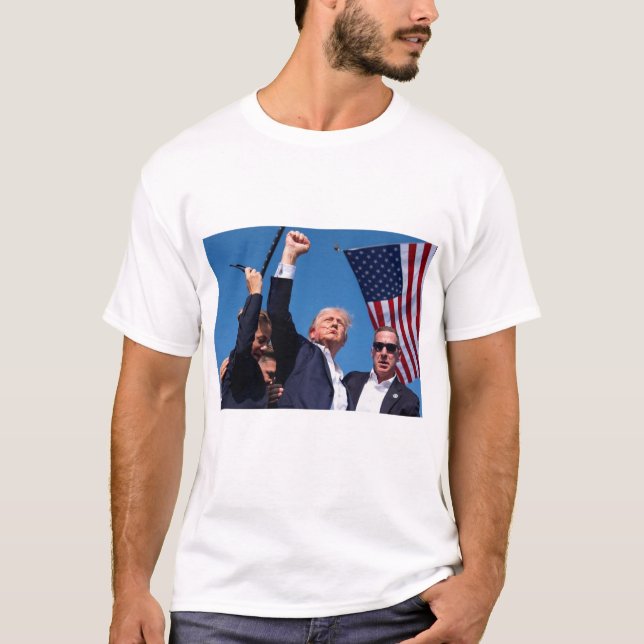 Trump T-Shirt - Bold Political Statement Apparel (Front)