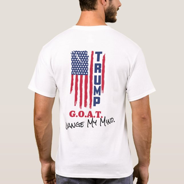 Trump t-shirt "G.O.A.T" (Back)