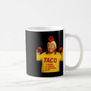 Trump Taco Trump Always Chickens Out  Coffee Mug