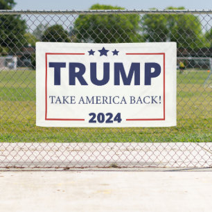 Trump Take America Back 2024 Banner