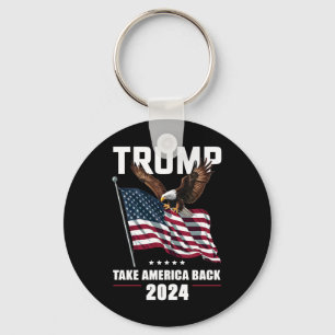 Trump Take America Back American Election 2024 Key Ring