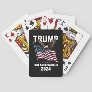 Trump Take America Back American Election 2024 Playing Cards