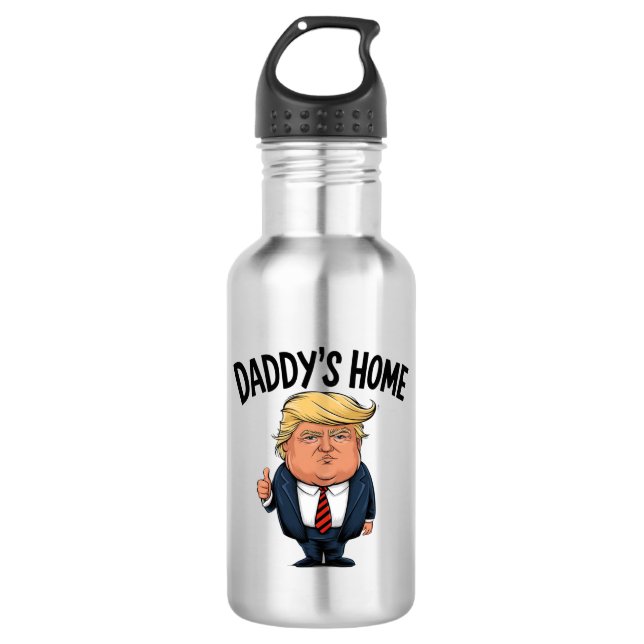 Trump Take America Back Daddy's Home  532 Ml Water Bottle (Front)
