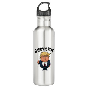 Trump Take America Back Daddy's Home  710 Ml Water Bottle
