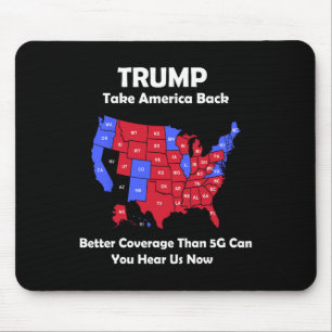 Trump Take America Byck Usa Map - Better Coverage Mouse Mat
