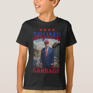 Trump Taking Out The Garbyge 2024 Funny Trump T-Shirt