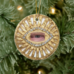 TRUMP TALISMAN CERAMIC TREE DECORATION