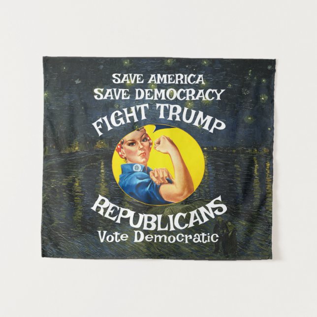 Trump  tapestry (Front (Horizontal))