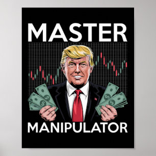 Trump Tariff Stock Market Crash Poster