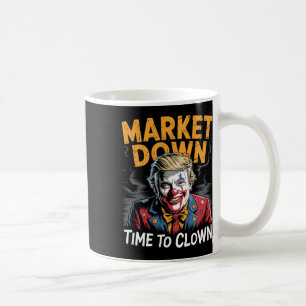 Trump Tariffs Recession Meme Markets Down Time To Coffee Mug