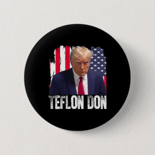 Trump Teflon Don Republican Donald Trump Not Guilt 6 Cm Round Badge