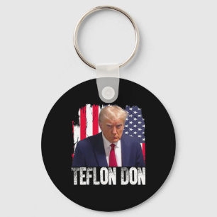 Trump Teflon Don Republican Donald Trump Not Guilt Key Ring