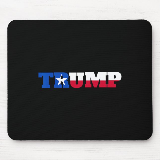 Trump Texans For Trump  Mouse Mat (Front)