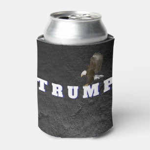 Trump Text on Black Rock Can Cooler