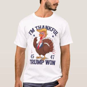 Trump Thanksgiving I'm Thankful Trump Won 6 T-Shirt