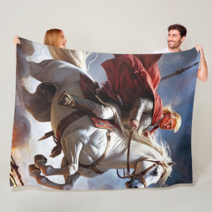 "Trump the American Knight Blanket