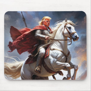 "Trump the American Knight Jigsaw Puzzle Mouse Mat