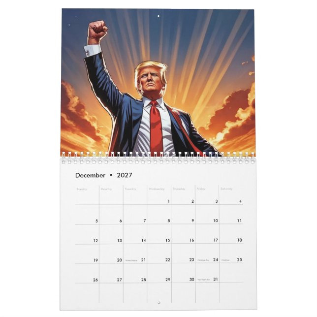 Trump the American Superhero Calendar"  Calendar (Dec 2027)