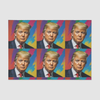 Trump the colour tissue paper