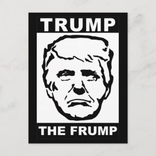 trump the frump postcard