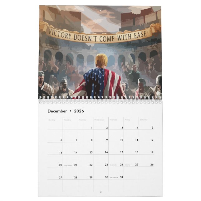 "Trump the Gladiator Calendar"  Calendar (Dec 2026)
