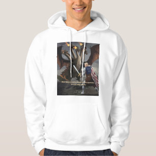 Trump the Knight Battling the Hydra Hoodie" Hoodie