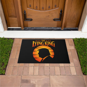 Trump The Lying King Sarcastic Humour Doormat