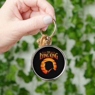 Trump The Lying King Sarcastic Humour Key Ring