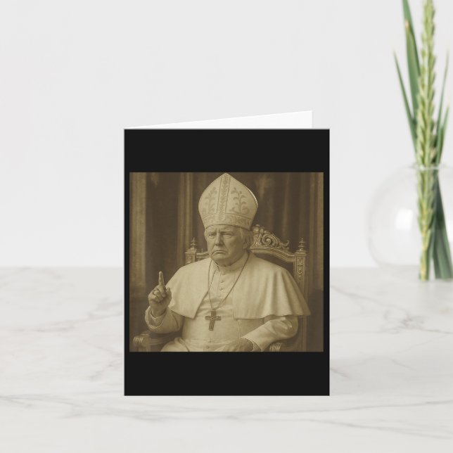 Trump The Pope  Card (Front)