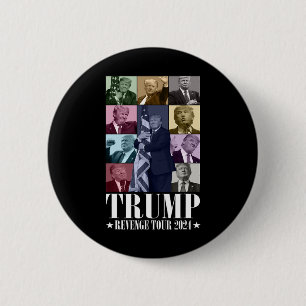 Trump The Revenge Tour 2024 Funny  6 Cm Round Badge