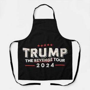 Trump The Revenge Tour 2024 Vintage Apron