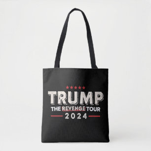 Trump The Revenge Tour 2024 Vintage Tote Bag