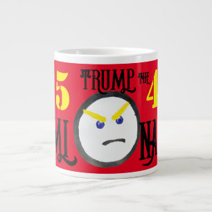 Trump the terminator large coffee mug