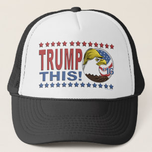 Trump This Not So Bald Eagle Trucker Hat