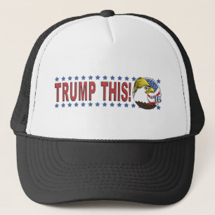 Trump This Not So Bald Eagle Trucker Hat