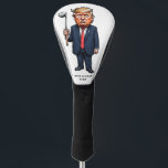 Trump This Personalise Golf Head Cover<br><div class="desc">For that right swinger in your life.  Add your name or text to personalise.</div>