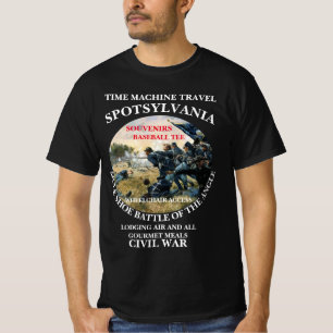 Trump TIME MACHINE TRAVEL BATTLE SPOTSYLVANIA T-Shirt