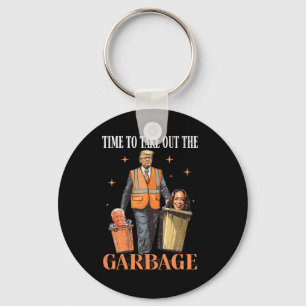 Trump Time To Take Out The Garbage Key Ring