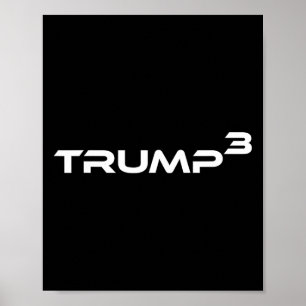 Trump Times 3 Elect In 28 Again Usa Funny Merch  Poster