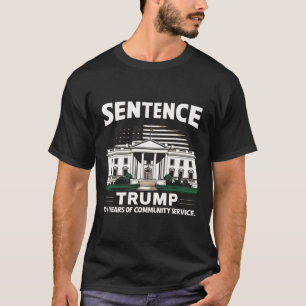 Trump To 4 Years Of Community Service Pro Trump 1 T-Shirt