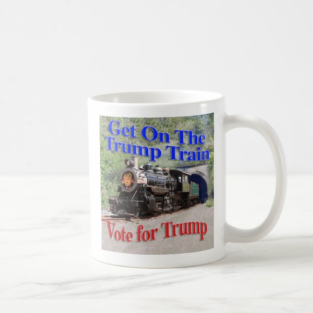 trump train1 coffee mug (Right)