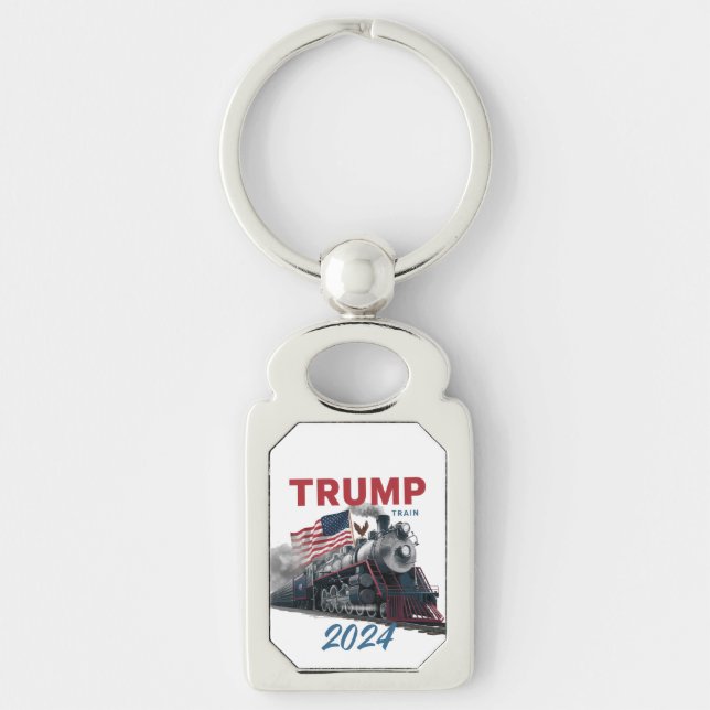 Trump Train 2024 Key Ring (Front)