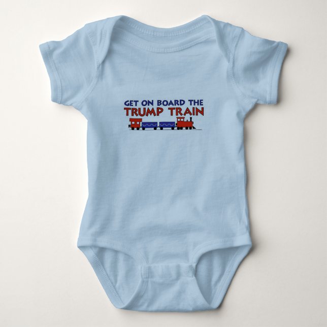 TRUMP TRAIN BABY BODYSUIT (Front)