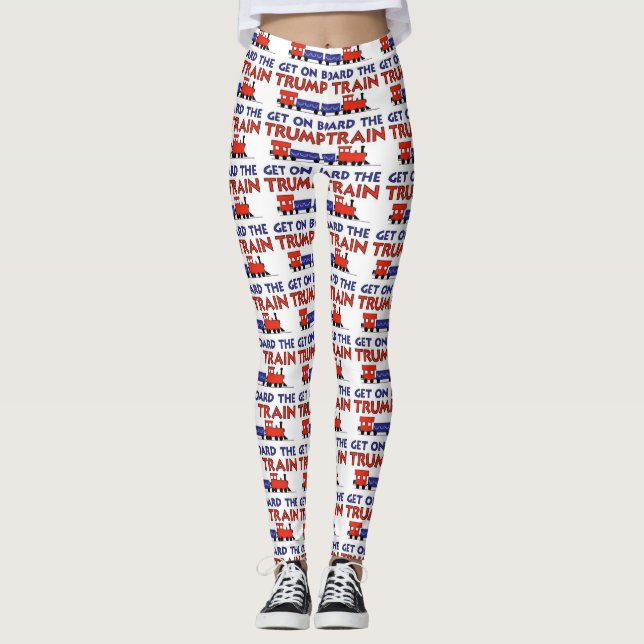 TRUMP TRAIN LEGGINGS (Front)