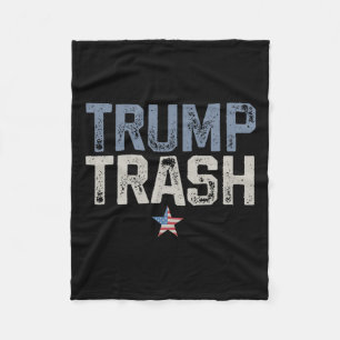 Trump Trash 2024 Garge For Trump Proud Mega Garge Fleece Blanket
