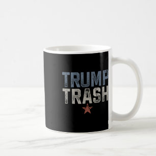 Trump Trash 2024 Grunge Vintage Garbyge For Trump  Coffee Mug